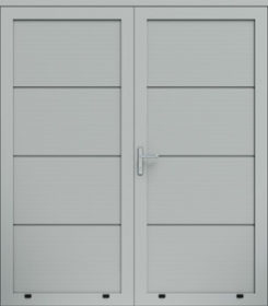 Panelové dvojkrídlové dvere, panel V